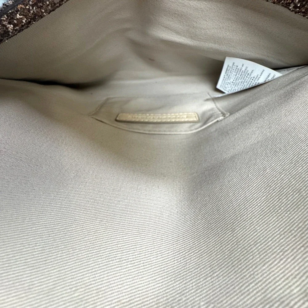 Gold Glitter Clutch Banana Republic Essential Flap Taupe Evening Bag